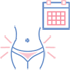 Endometriosis - You experience abdominal pain outside your menstrual cycle